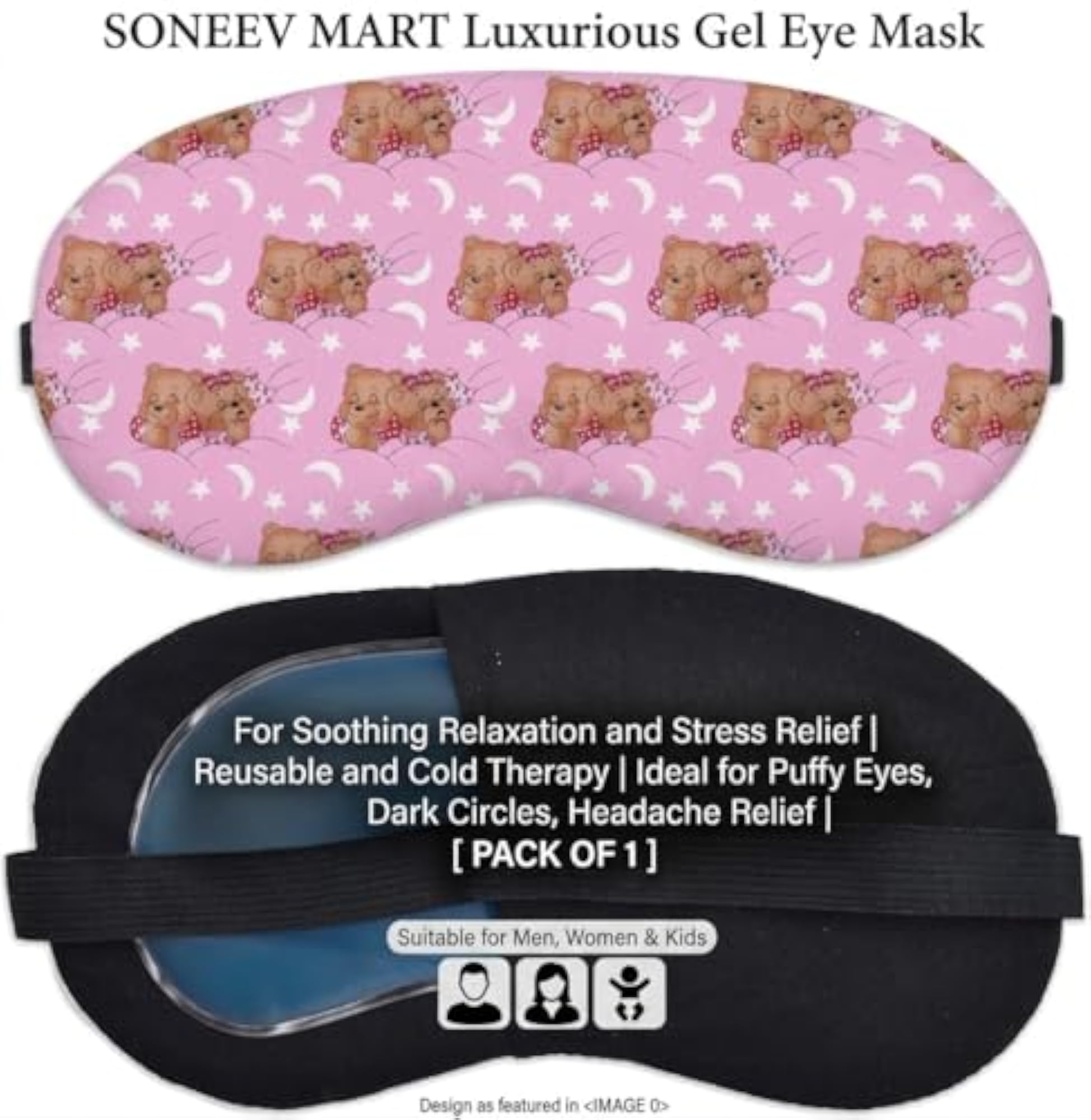 Reusable Gel Eye Compress Mask for Puffy Eyes